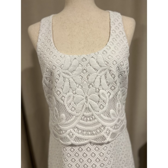 lilly‎ pulitzer dress Medium White With Lace - Picture 2 of 8
